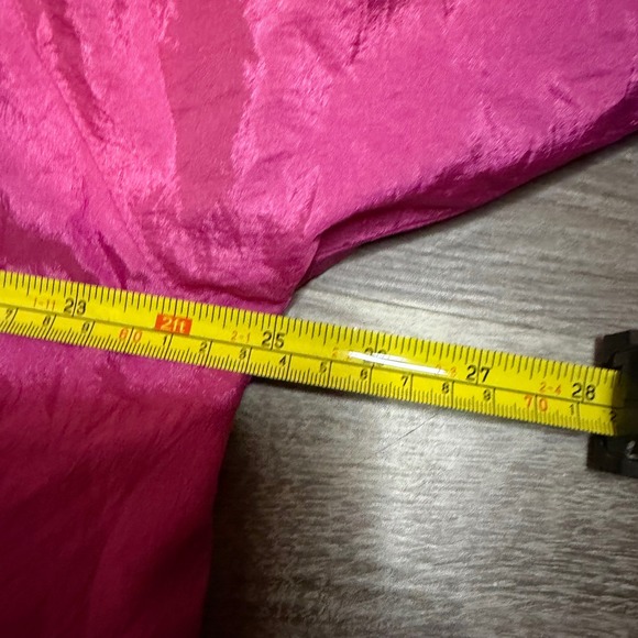 Cyclone Vintage 80s 90s Windbreaker Jacket Hot Pink Purple Neon XL - Picture 5 of 6